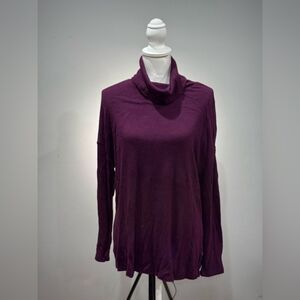 Burgundy Sanctuary Turtleneck Sweater Size S EUC